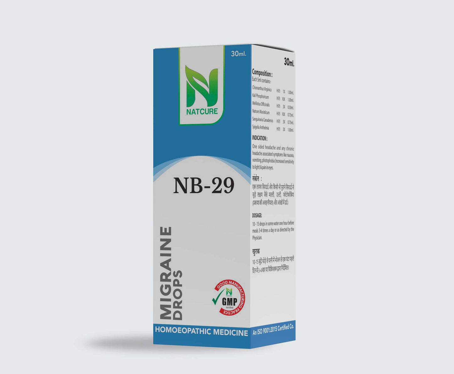 NB-29 MIGRAINE DROPS