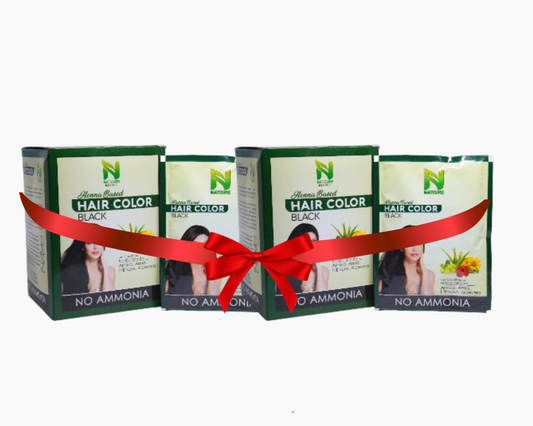 HAIR COLOR NATURAL BLACK PACK OF 2