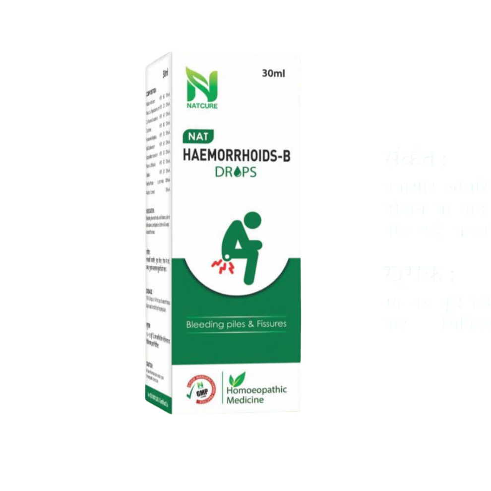 NAT- HAEMORRHOIDS-B DROPS - Homoeopathic Remedy | Natcure – Natcure Biotech