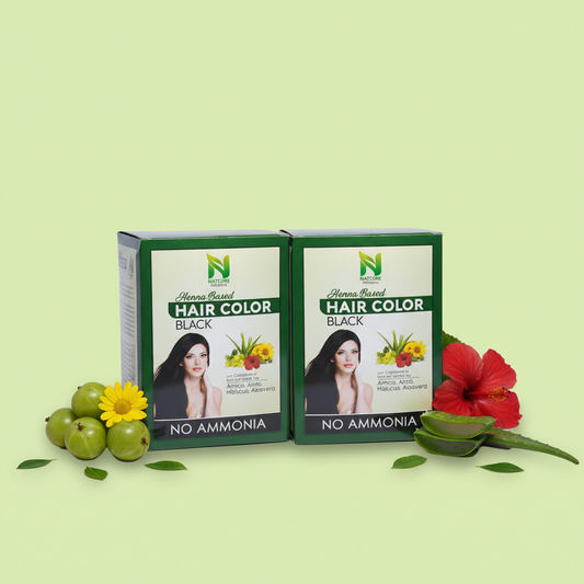 HAIR COLOR NATURAL BLACK PACK OF 2